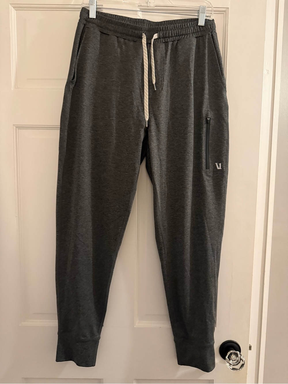 Men's Dark Gray Performance Jogger Pants - Picture 5 of 10